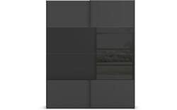 Goossens kledingkast finca combi glans mat glas wit hoogwaardig meubelplaat - 8244419-{merk}-finca-combi-sts-wit-schuifdeuren-01
